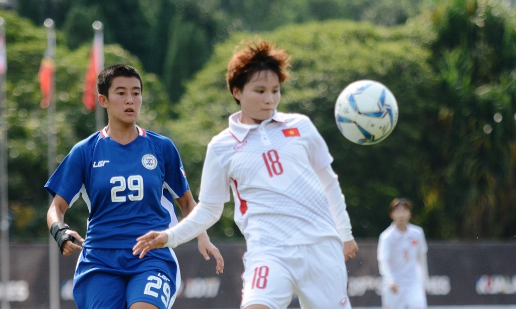 Tuyển nữ Việt Nam thắng Philippines 3-0 ảnh 1 Tuyen nu Viet Nam thang Philippines 3-0 anh 1