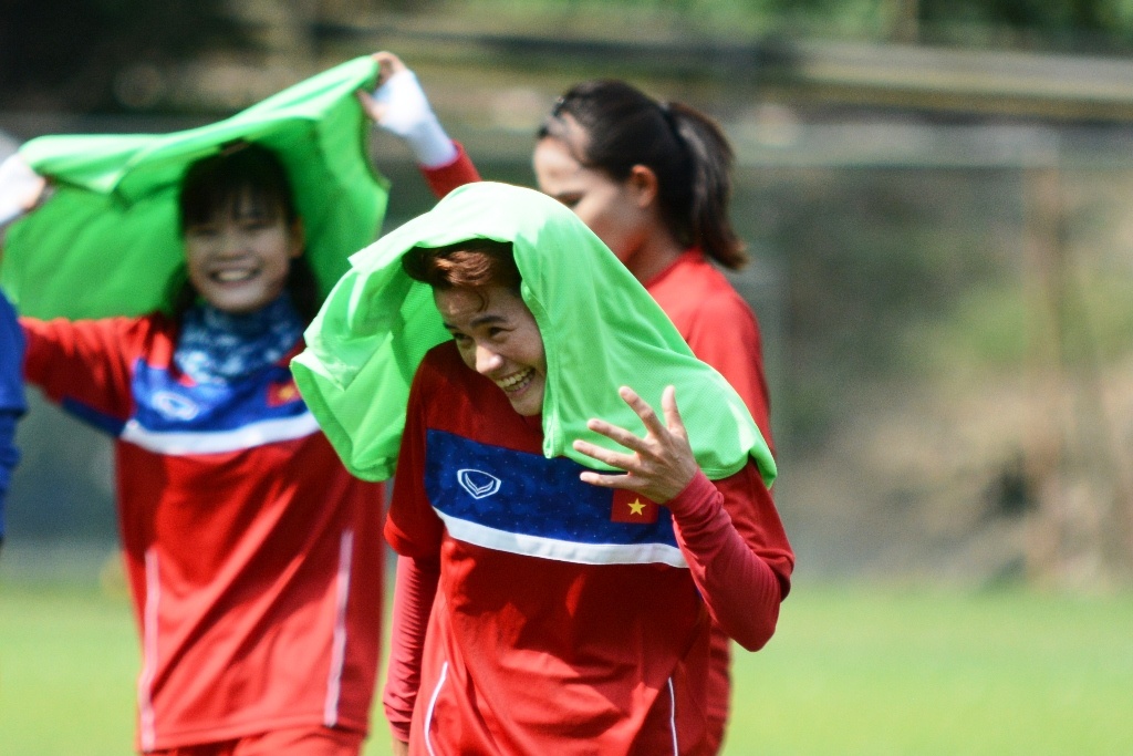 Tuyển nữ Việt Nam tập chiều 19/8 ảnh 1 Tuyen nu Viet Nam tap chieu 19/8 anh 1