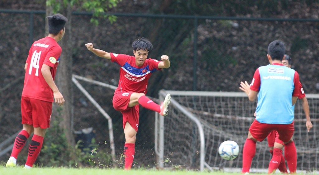U22 Viet Nam tap chieu 19/8 anh 5