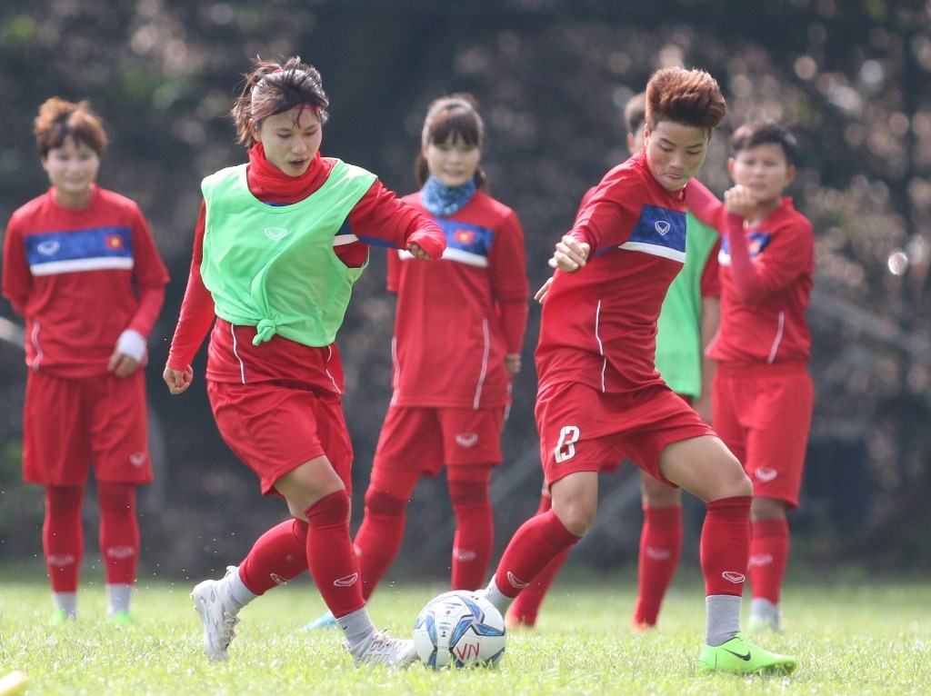 Tuyển nữ Việt Nam tập chiều 19/8 ảnh 3 Tuyen nu Viet Nam tap chieu 19/8 anh 3