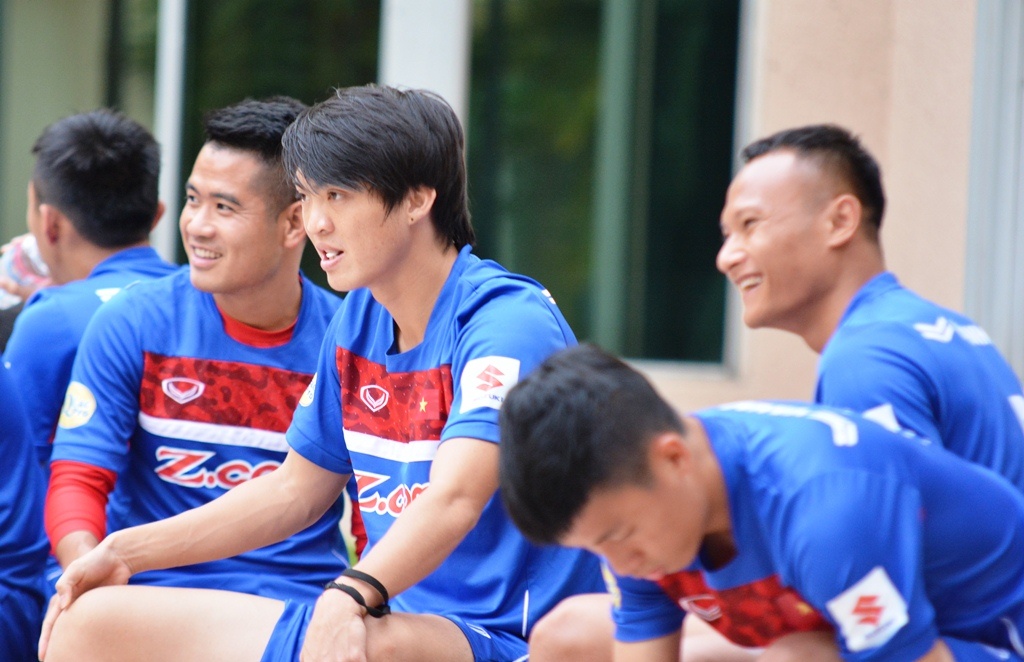 Tuyển Việt Nam tập chiều 2/9 ảnh 1 Tuyen Viet Nam tap chieu 2/9 anh 1