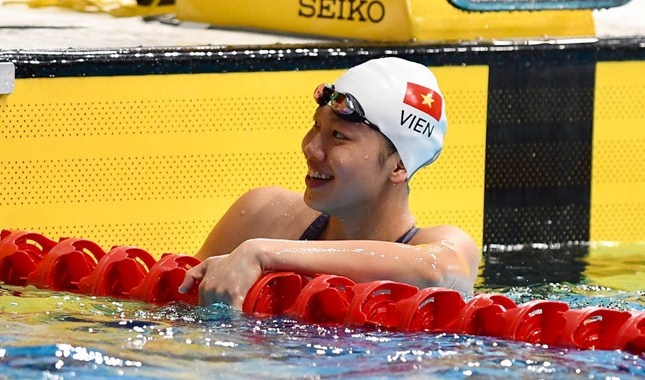 Anh Vien dan dau vong loai 200 m hon hop tai AIMAG 2017 hinh anh