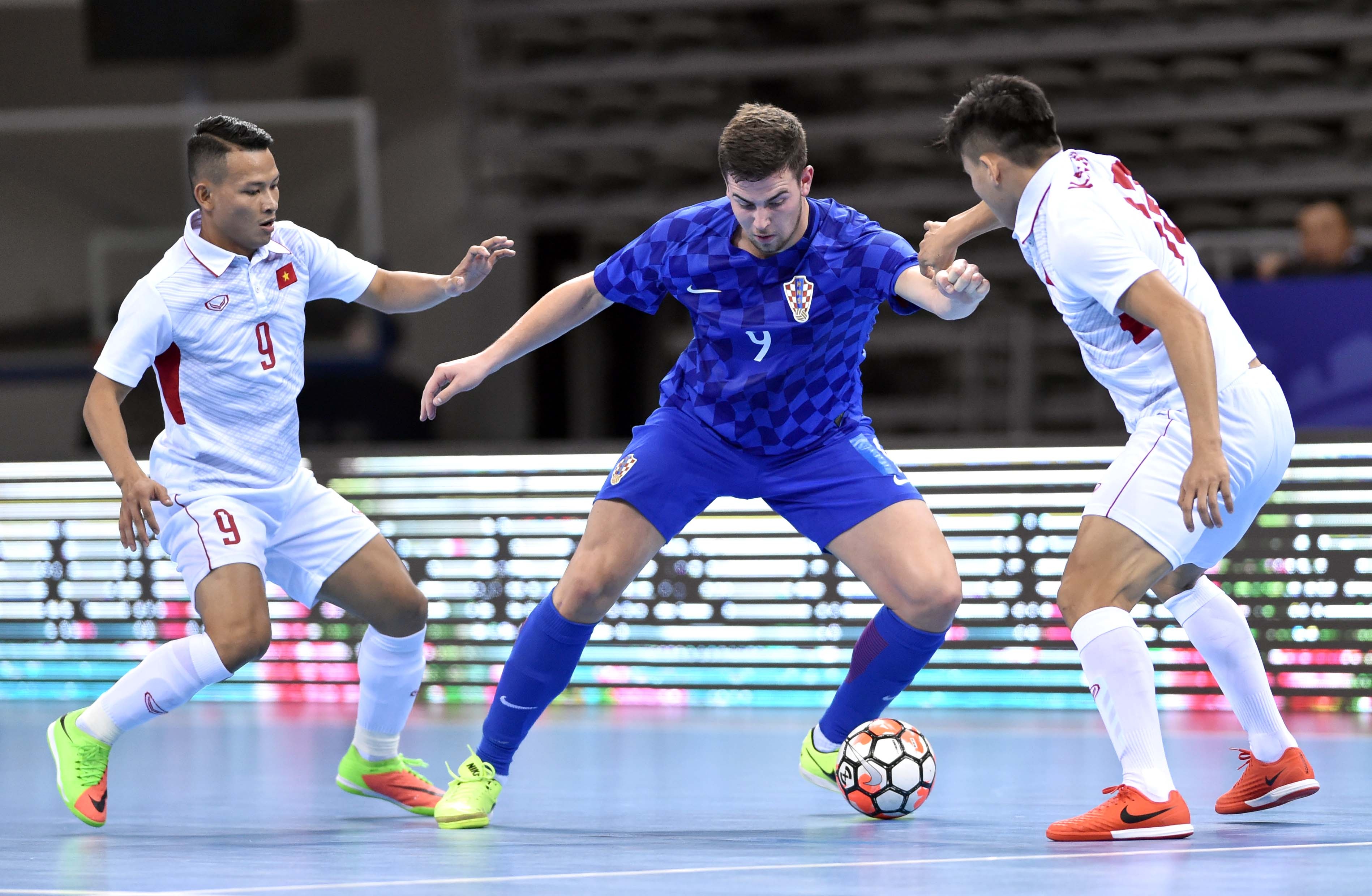 Tuyển futsal Việt Nam thua Croatia 1-3 ảnh 2 Tuyen futsal Viet Nam thua Croatia 1-3 anh 2