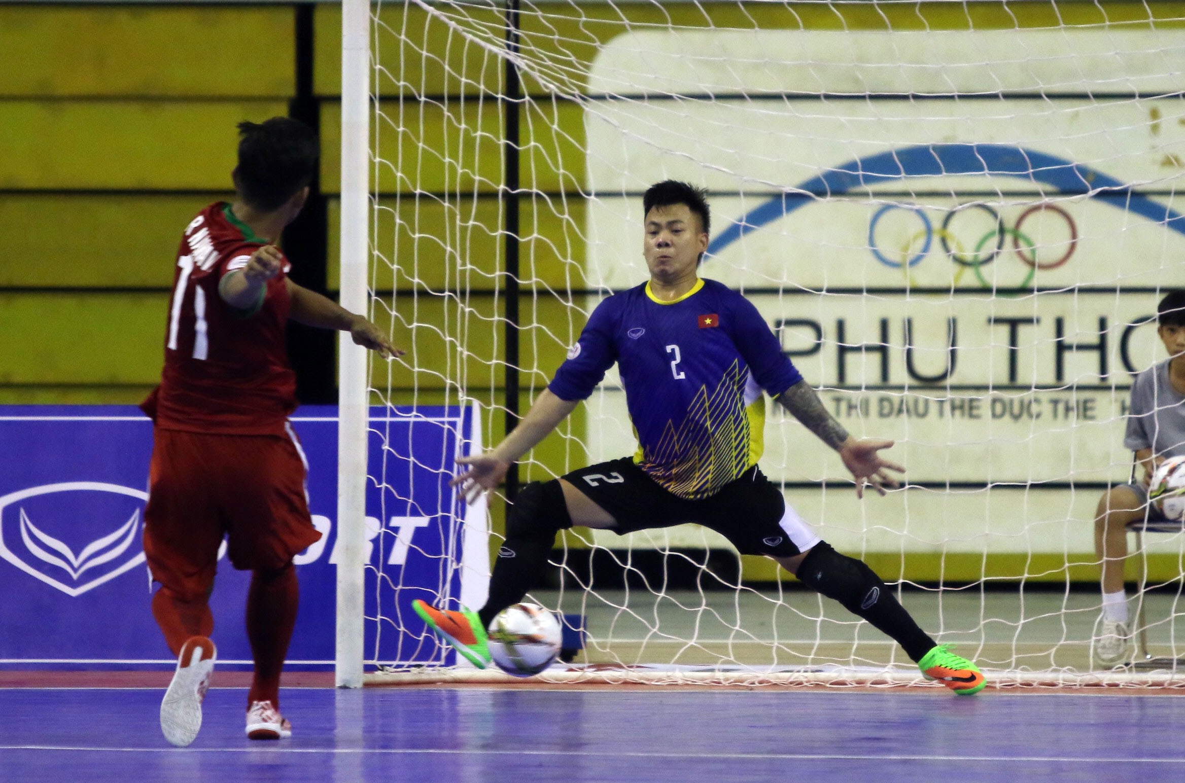 Tuyen futsal Viet Nam gap Indonesia anh 10