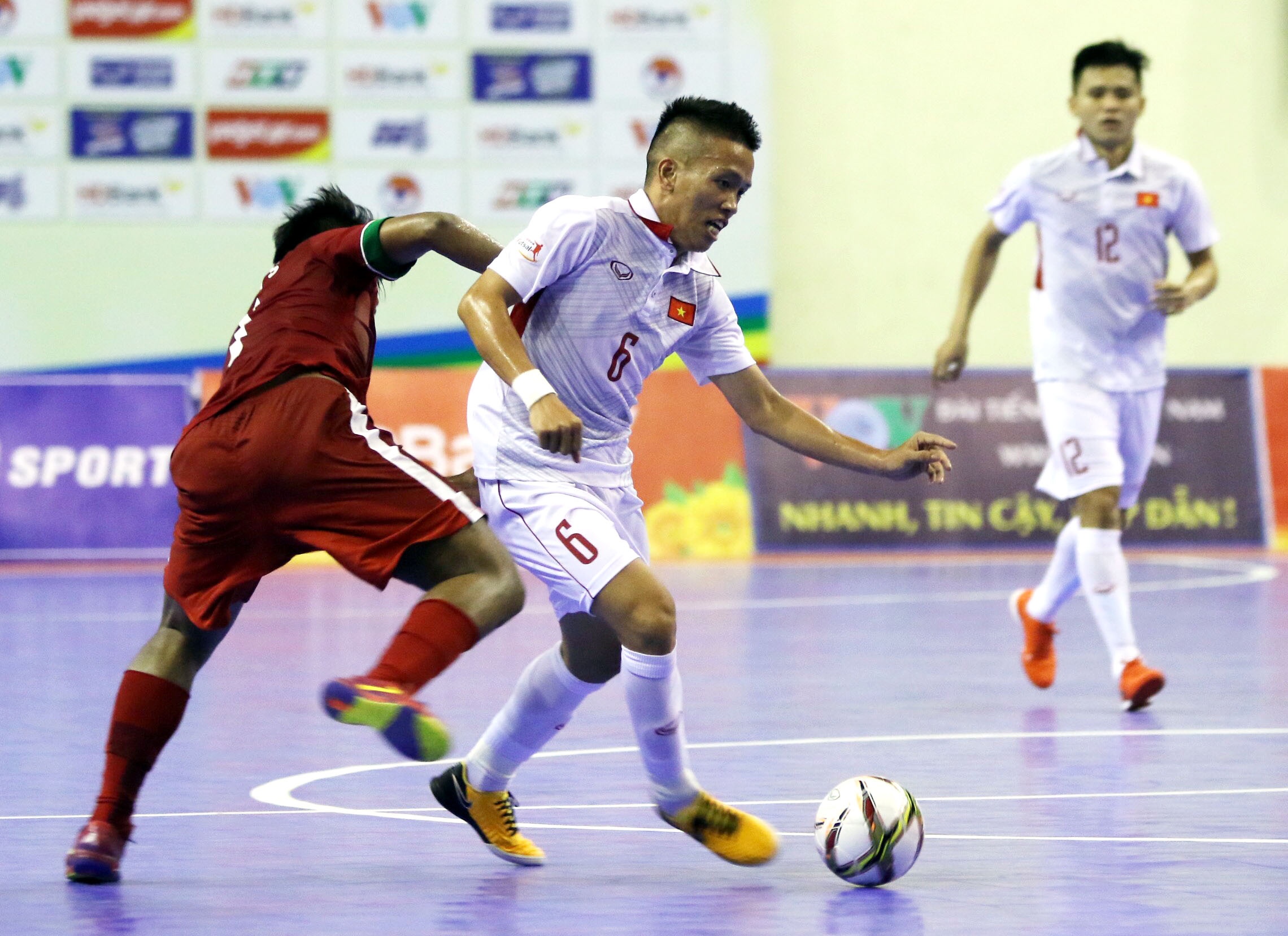 Tuyen futsal Viet Nam gap Indonesia anh 5