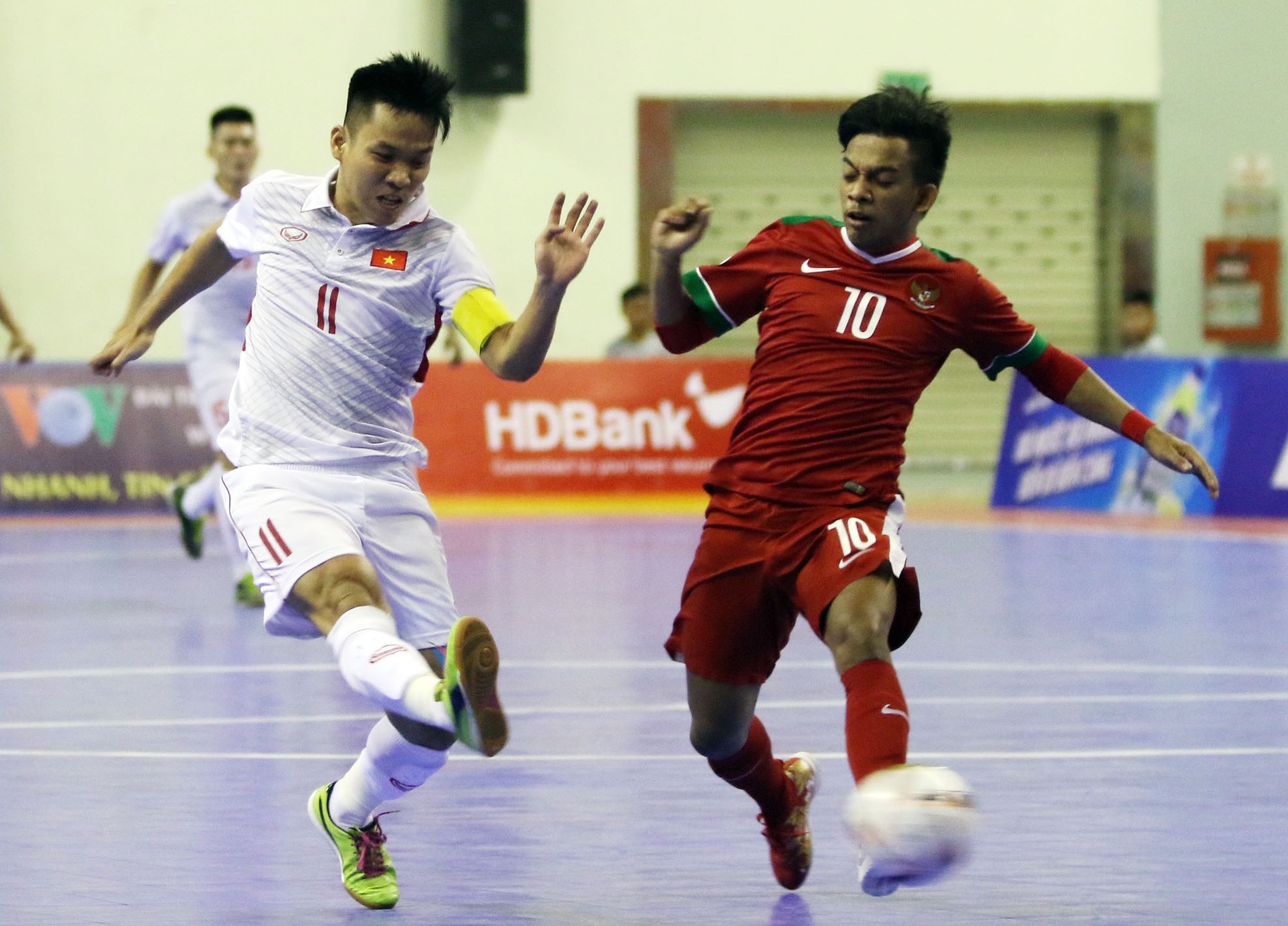 Tuyen futsal Viet Nam gap Indonesia anh 7