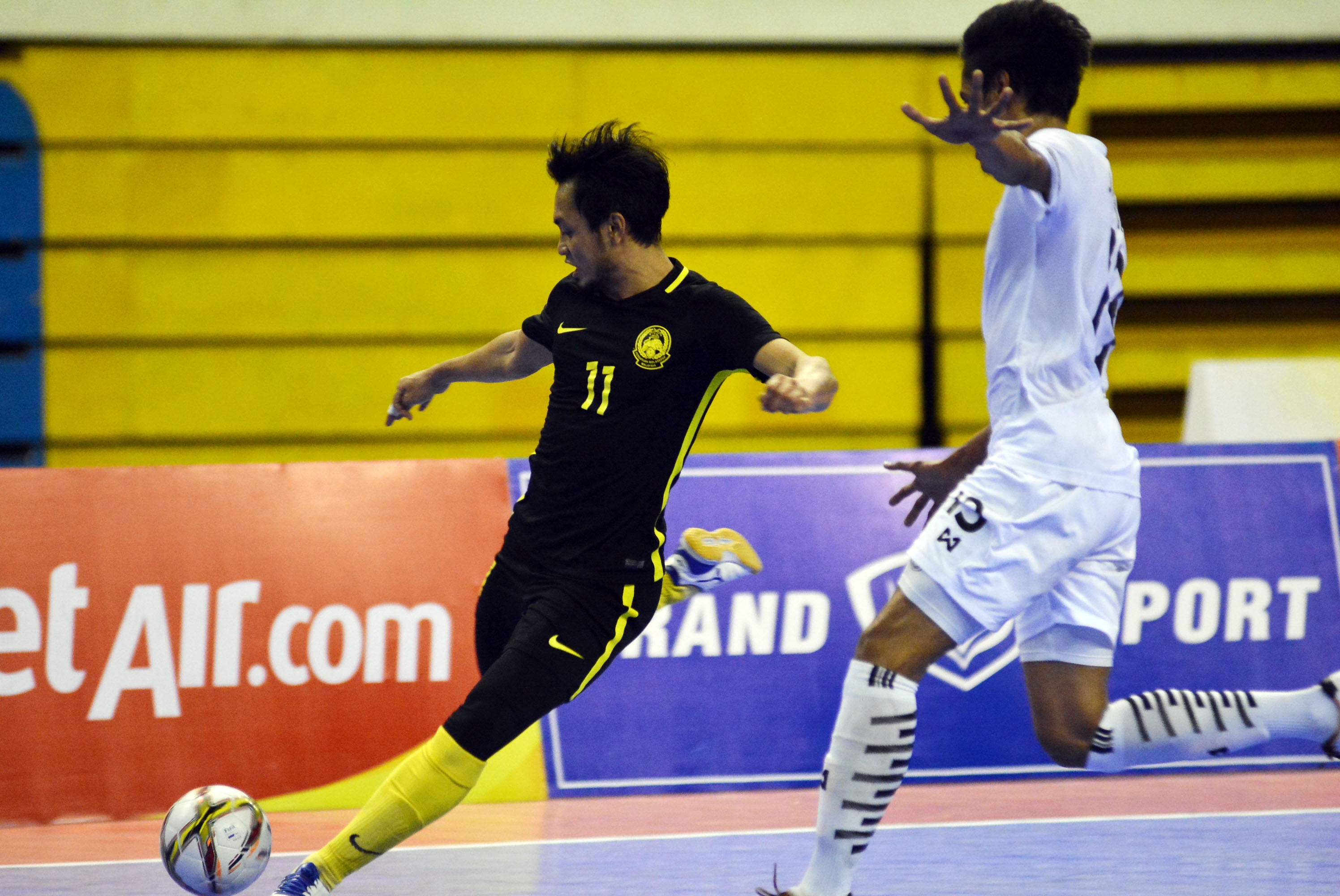 Chung ket futsal Malaysia vs Thai Lan anh 8