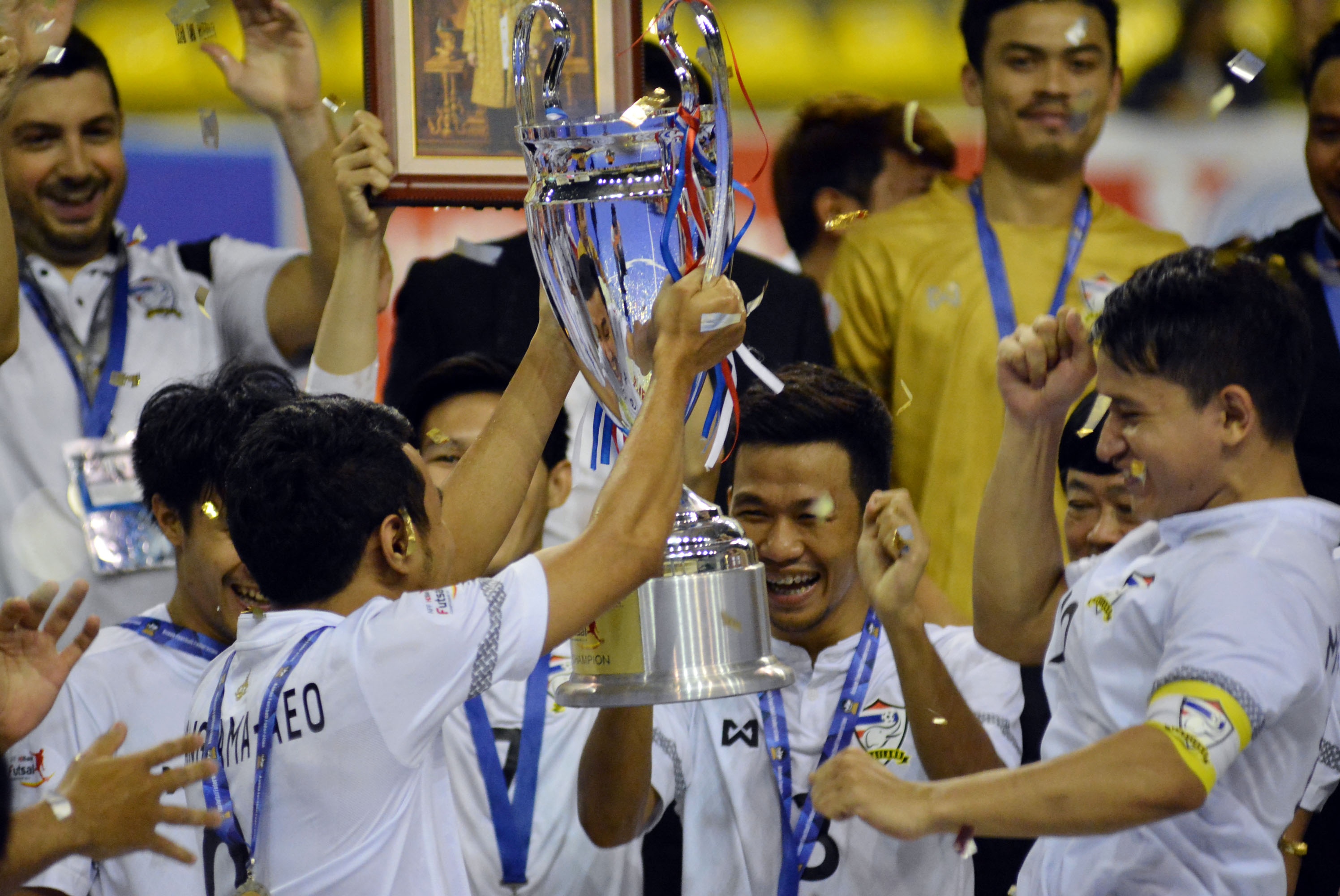 Chung ket futsal Malaysia vs Thai Lan anh 11