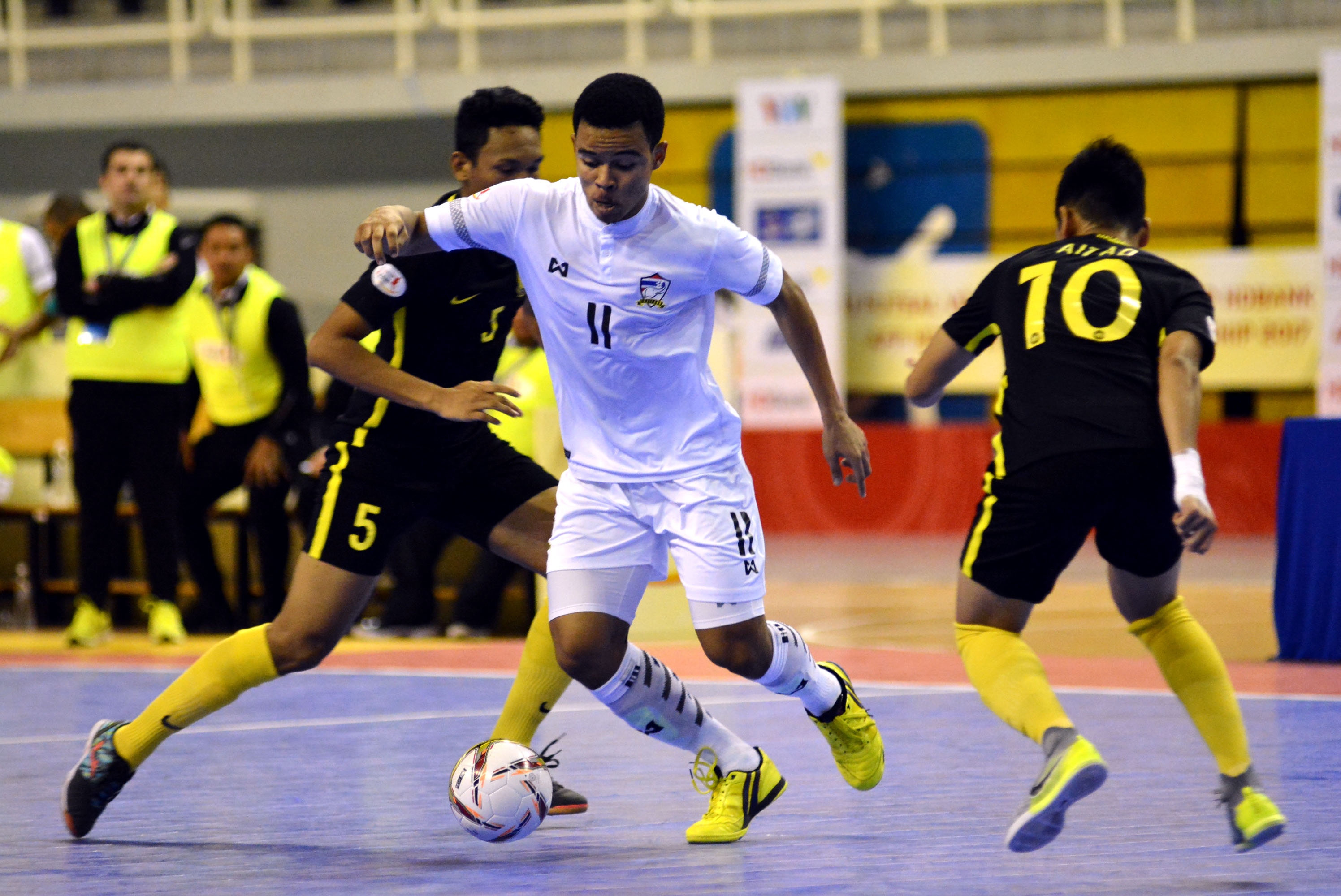 Chung ket futsal Malaysia vs Thai Lan anh 2