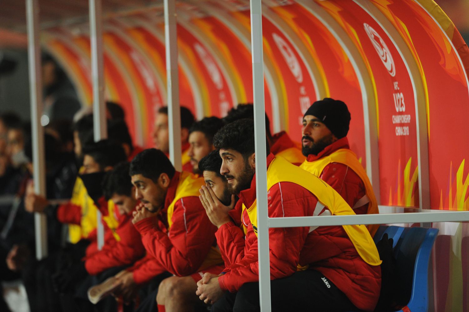 Cau thu U23 Syria guc nga anh 7