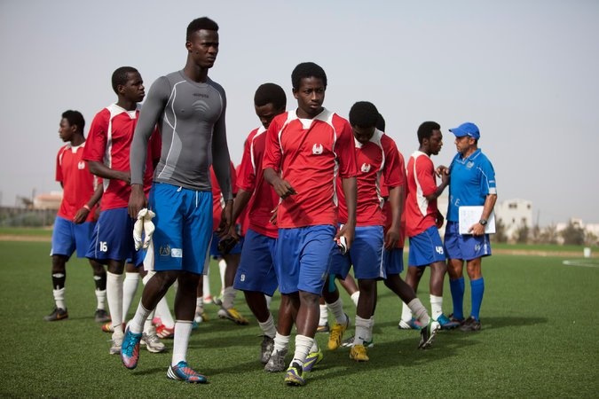 U23 Viet Nam gap U23 Qatar anh 1