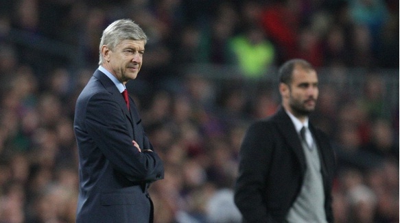 Pep Guardiola benh vuc Arsene Wenger hinh anh