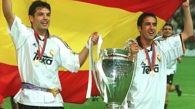 Morientes va Raul. hinh anh