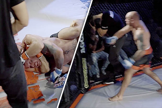 vo si MMA danh trong tai anh 1