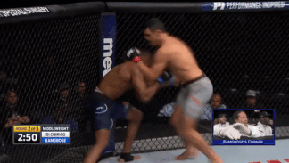 Tung combo don goi, vo si UFC cho doi thu knock-out sap mat hinh anh