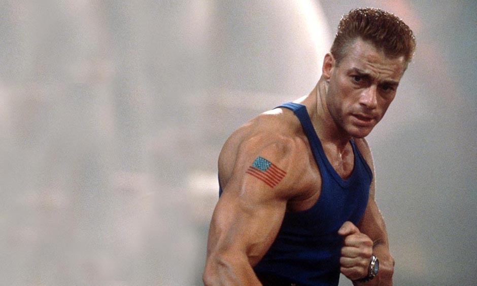 Cuu vo dich UFC 'boc hoa' khi bi ngoi sao man bac Van Damme da vao mat hinh anh