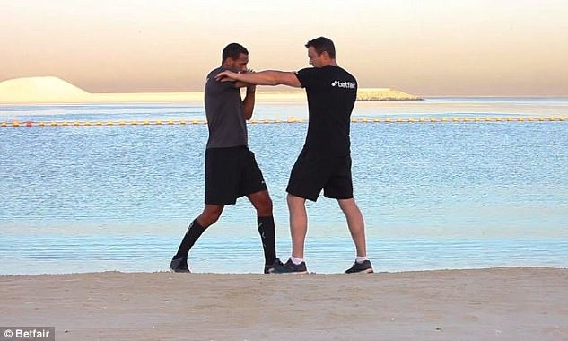 Ferdinand tap luyen nhung bai boxing dac biet voi cuong do cao hinh anh