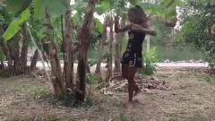 Bai tap dac biet cua nu vo si Muay Thai hinh anh