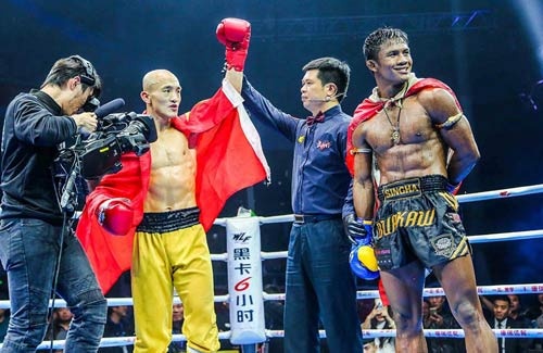 Sau Buakaw,  ‘Đệ nhất Thiếu Lâm’ Nhất Long lại đại chiến với cao thủ Muay ảnh 2 Sau Buakaw,  ‘De nhat Thieu Lam’ Nhat Long lai dai chien voi cao thu Muay anh 2