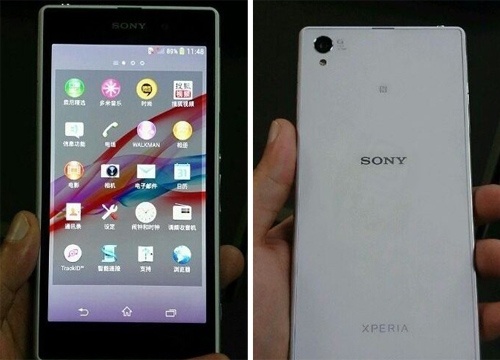 Xuat hien anh thuc te cua Xperia Z1 Honami hinh anh