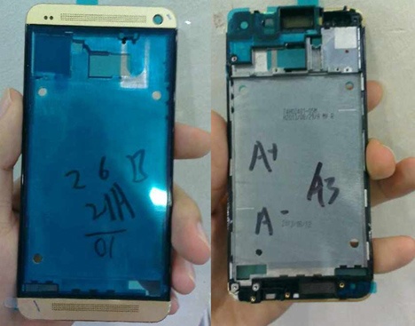 HTC One cung co ban mau vang champagne hinh anh