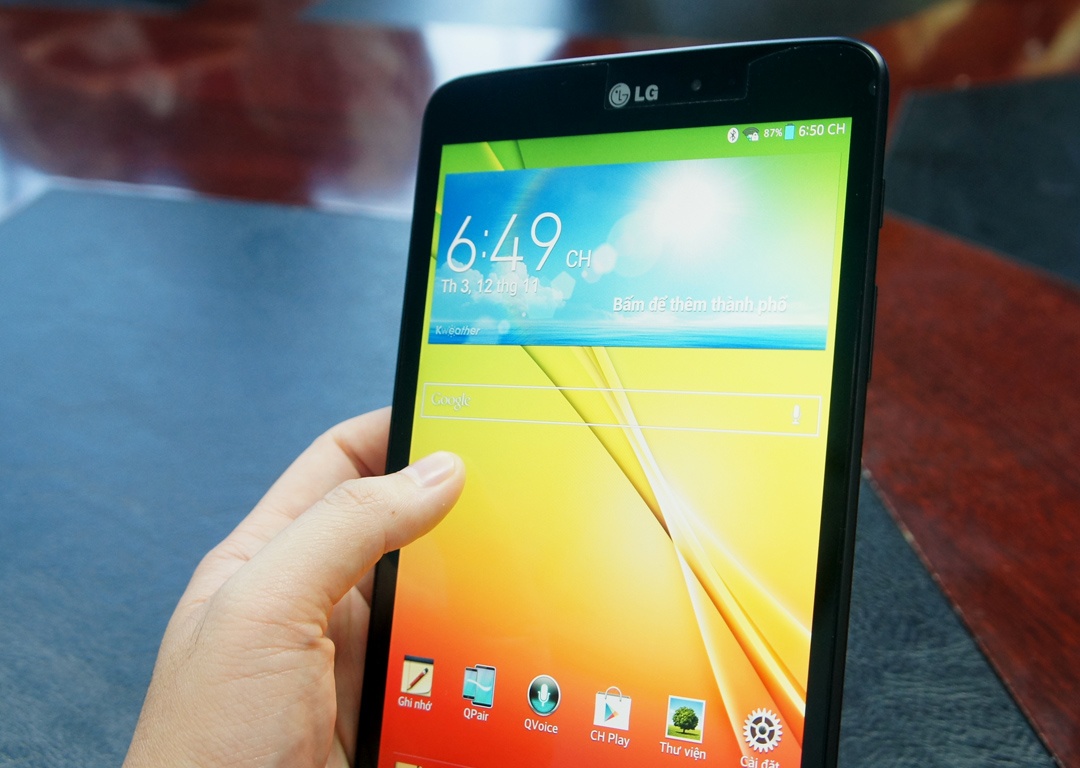 Clip trai nghiem nhanh tablet LG G Pad 8.3 hinh anh