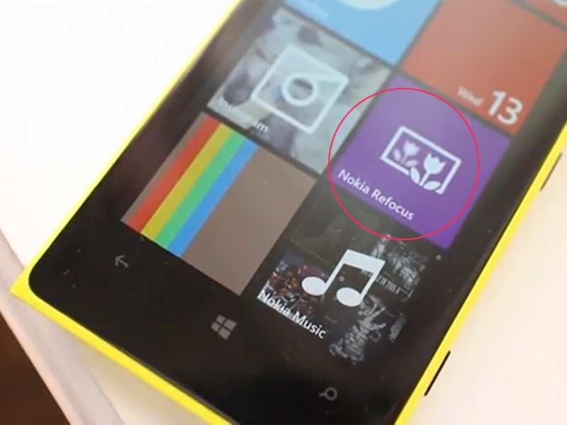 Cach dung ung dung chup truoc lay net sau Nokia Refocus hinh anh