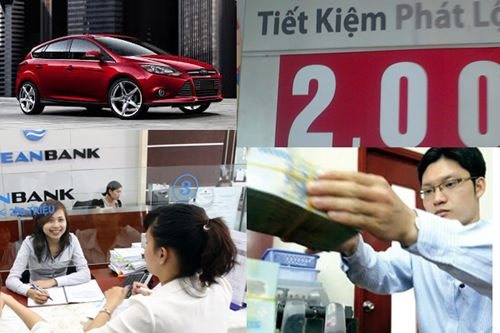 Cuoi nam, ngan hang dem o to, vang, nhan 'du' khach hinh anh