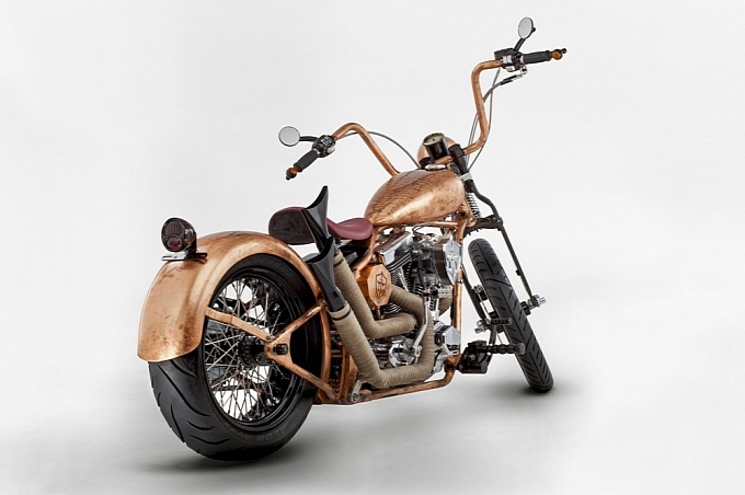 Xe chopper lam tu dong do cuc chat hinh anh