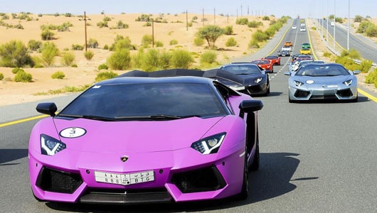 Sinh nhat dac biet cua Lamborghini tai Dubai hinh anh