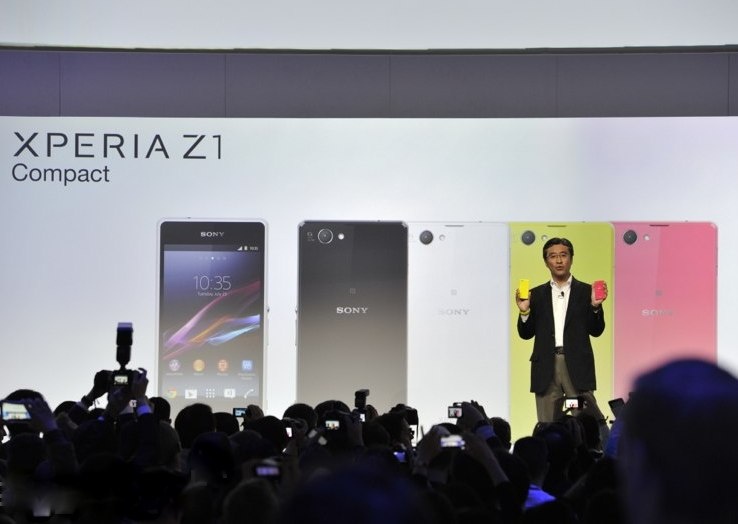 Sony tai CES 2014: Xperia Z1 Compact, TV canh tam giac hinh anh
