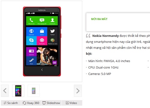 Nokia Normandy ro ri o VN, thang 2 len ke hinh anh