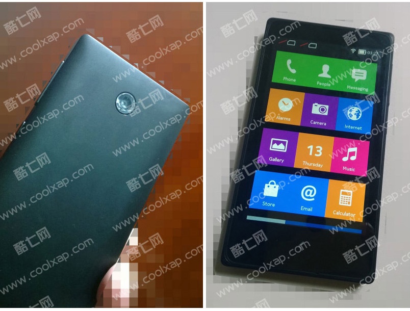 Loat anh Nokia X A110 gia duoi 115 USD tai Trung Quoc hinh anh