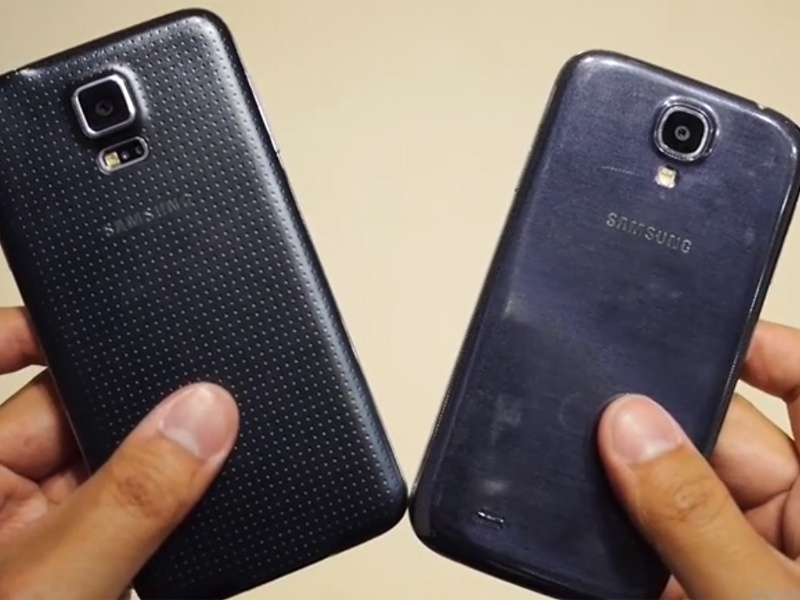 Clip Samsung Galaxy S5 do dang voi S4 hinh anh