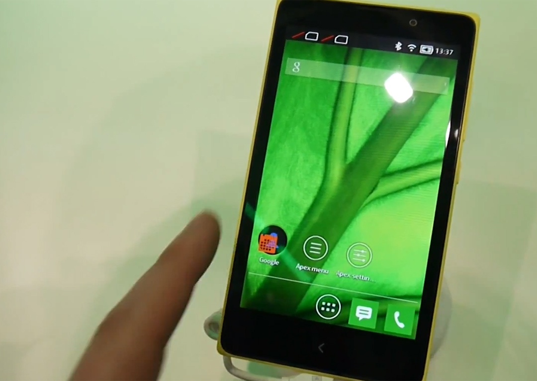 Nokia X co the cai Launcher de thay doi giao dien hinh anh