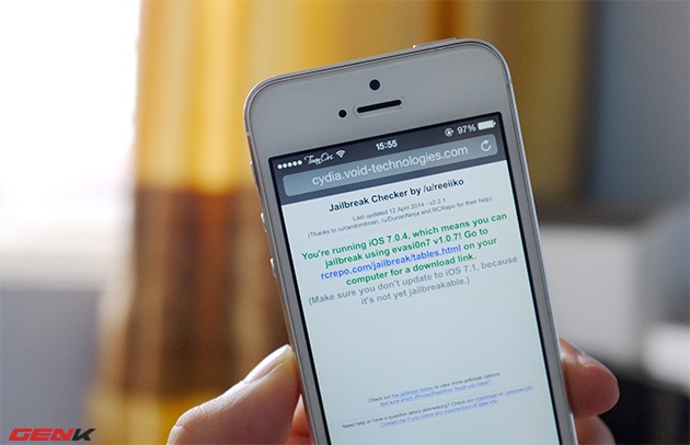 Huong dan kiem tra tinh trang jailbreak iPhone, iPad hinh anh