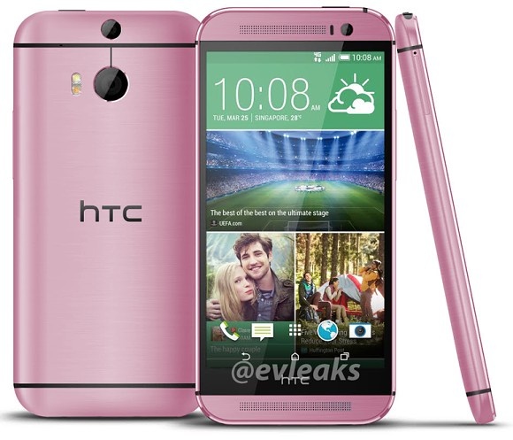 HTC One M8 sap co them ban mau hong dieu da hinh anh