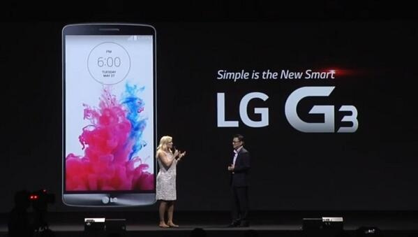 00.10: Đây là chiếc G3, mẫu smartphone được mong đợi nhất của LG trong năm 2014.