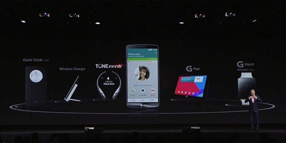 Các phụ kiện dành cho LG G3, trong đó có vỏ case QuickCase từng rò rỉ tại Việt Nam.