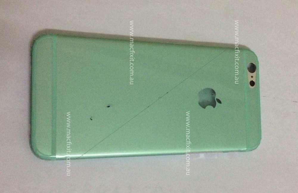 Hinh anh vo sau cua iPhone 6 voi logo Apple ro ri hinh anh