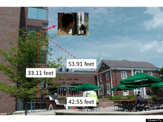 Hoặc quay phim sau đó dùng phần mềm để xác định ở khoảng cách xa.