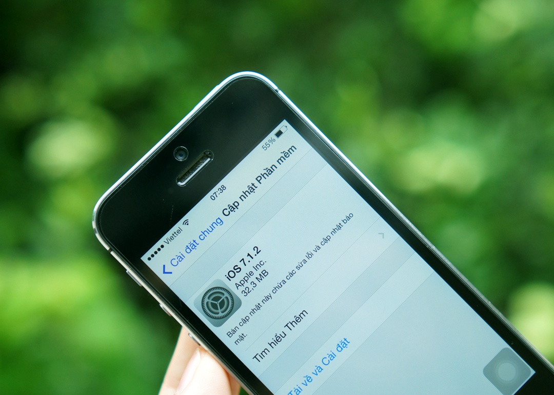Nguoi Viet nhan ban cap nhat iOS 7.1.2 trong khi cho iOS 8 hinh anh