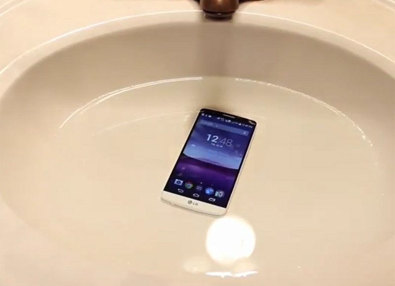LG G3 cung co kha nang chong nuoc? hinh anh