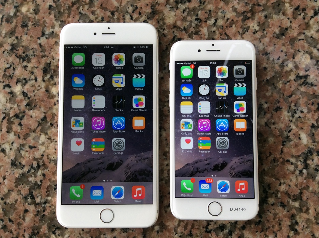 Thu nhan tin tren bo doi iPhone 6 thu nghiem tai VN hinh anh