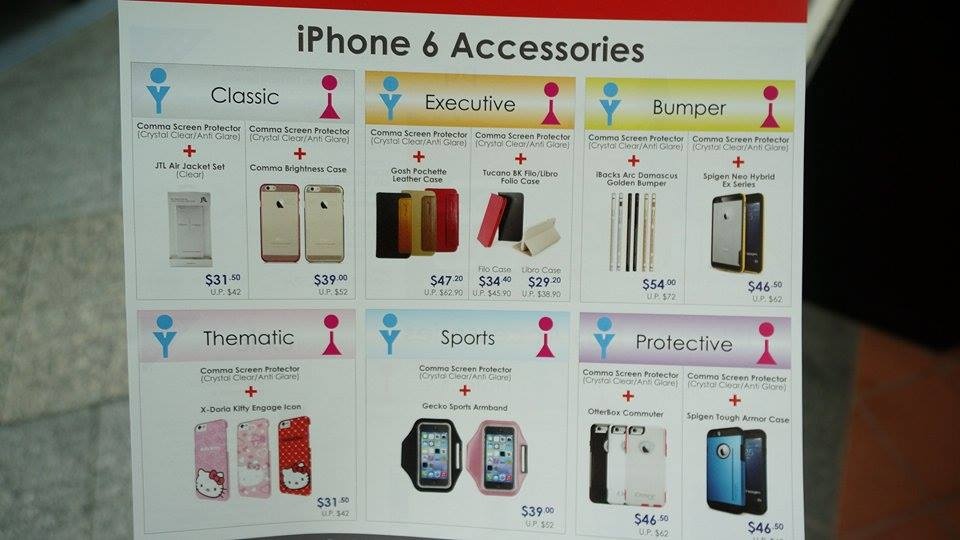 Còn đây là loạt phụ kiện dành cho iPhone 6.