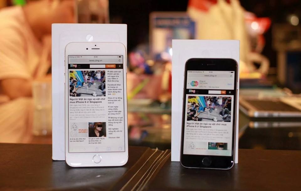 Bo doi iPhone 6 va 6 Plus dau tien ve Viet Nam hinh anh