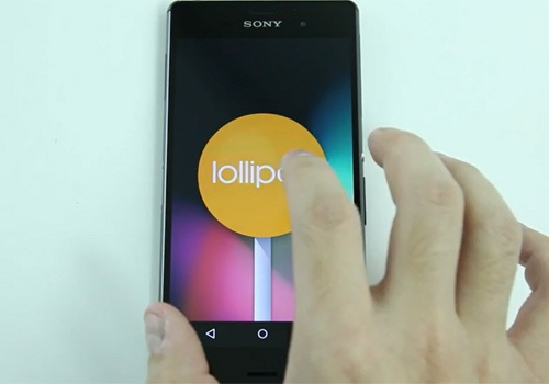 Lo video Sony Xperia Z3 chay Android 5.0 goc hinh anh