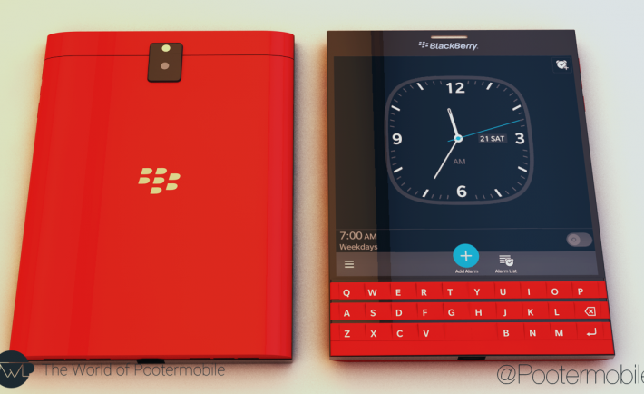 Xuat hien BlackBerry Passport ban mau do hinh anh