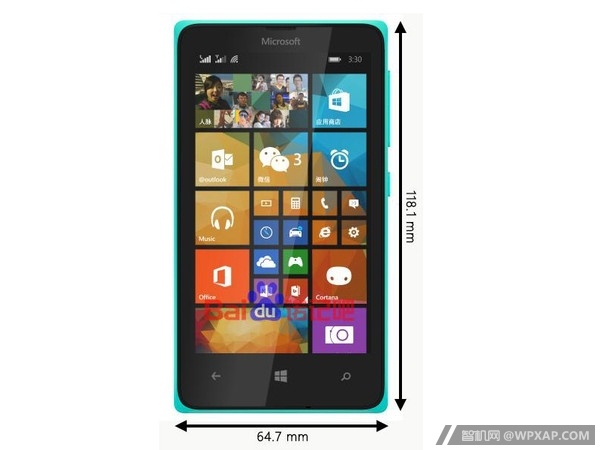 Lumia 435 gia re, kieu dang giong Nokia X lo anh hinh anh
