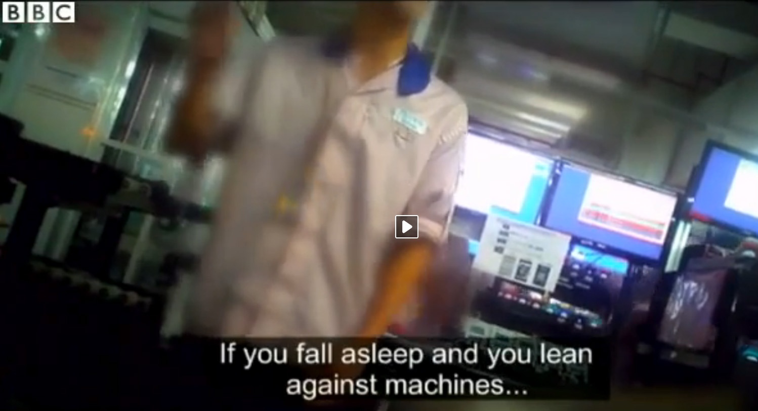 Doan phim quay duoc ben trong nha may cua Apple tu BBC hinh anh